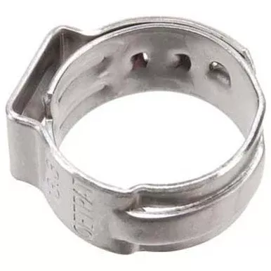 0.413 Stainless Steel Oetiker Clamps Fastener, 100/Pack