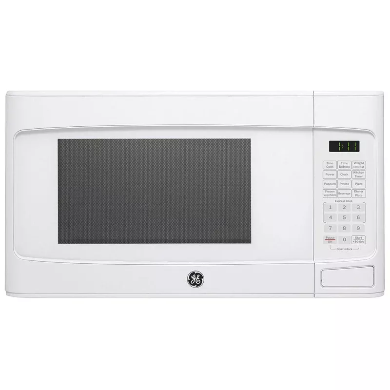 1.1 CuFt Countertop Microwave in White