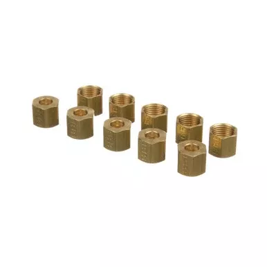 1/4 in Compression Nuts, 10/Pack