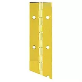 1.5 x 30-In. Brass Continuous Hinge