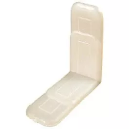10-Pack White Polyethelene Drawer Guide