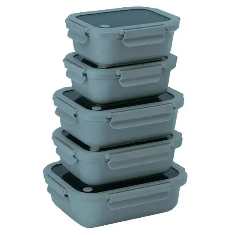 10-piece Ceramic Food Storage Set - Blue