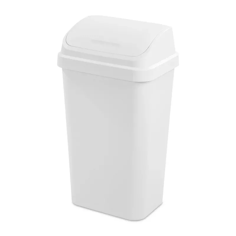 13 Gallon Swing Top Wastebasket