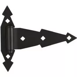 2-Pk., 7-In. Black Satin T-Gate Hinge