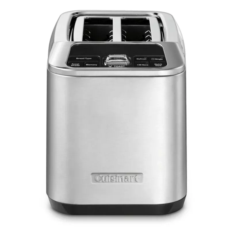 2 Slice Digital Motorized Toaster Stainless Steel