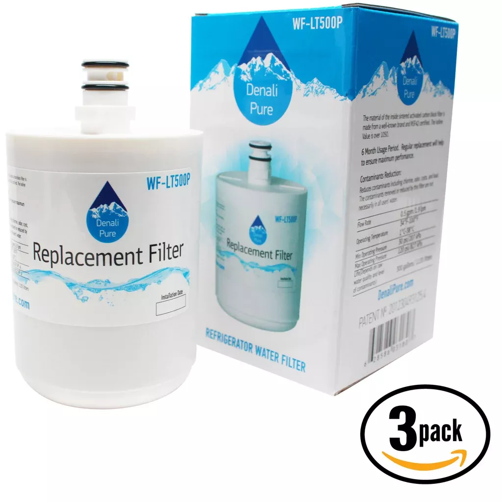 3-Pack Sears/ Kenmore 09890P Refrigerator Water Filter Replacement