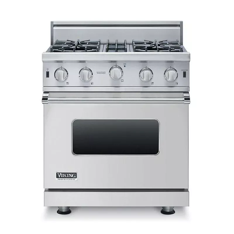 30" Open Burner Gas Range, Propane Gas