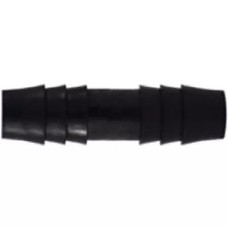 33096B: 1/2 Barb Black Poly Union