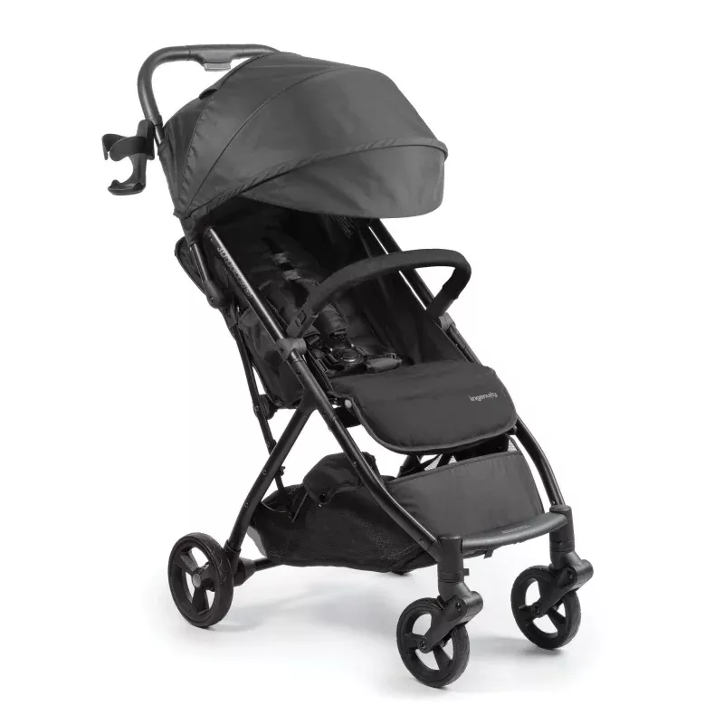 3D Quick Close Compact Fold Stroller - Black