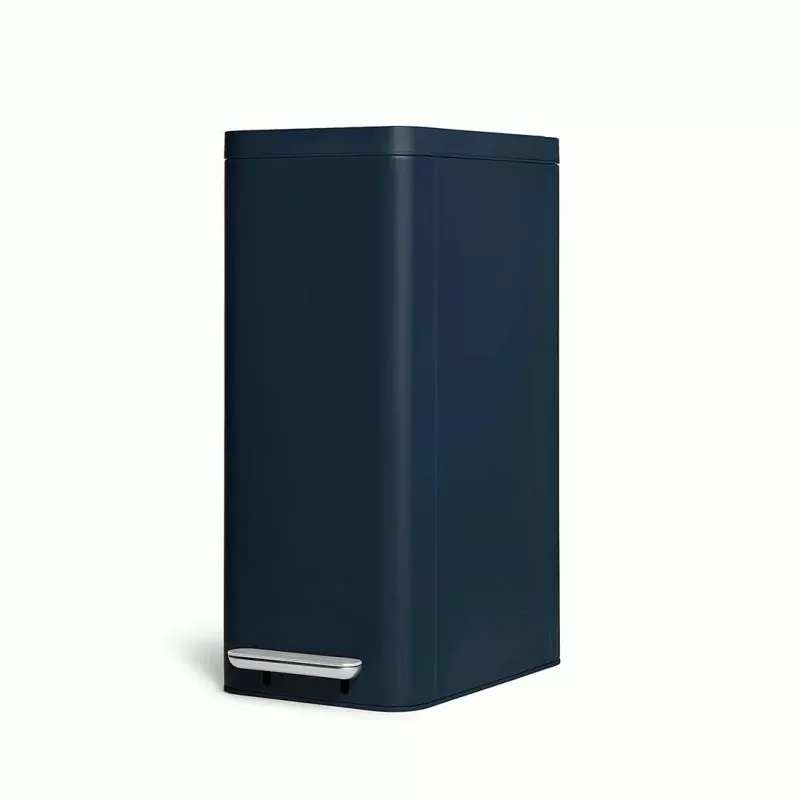 45L Slim Step Trash Can - Midnight