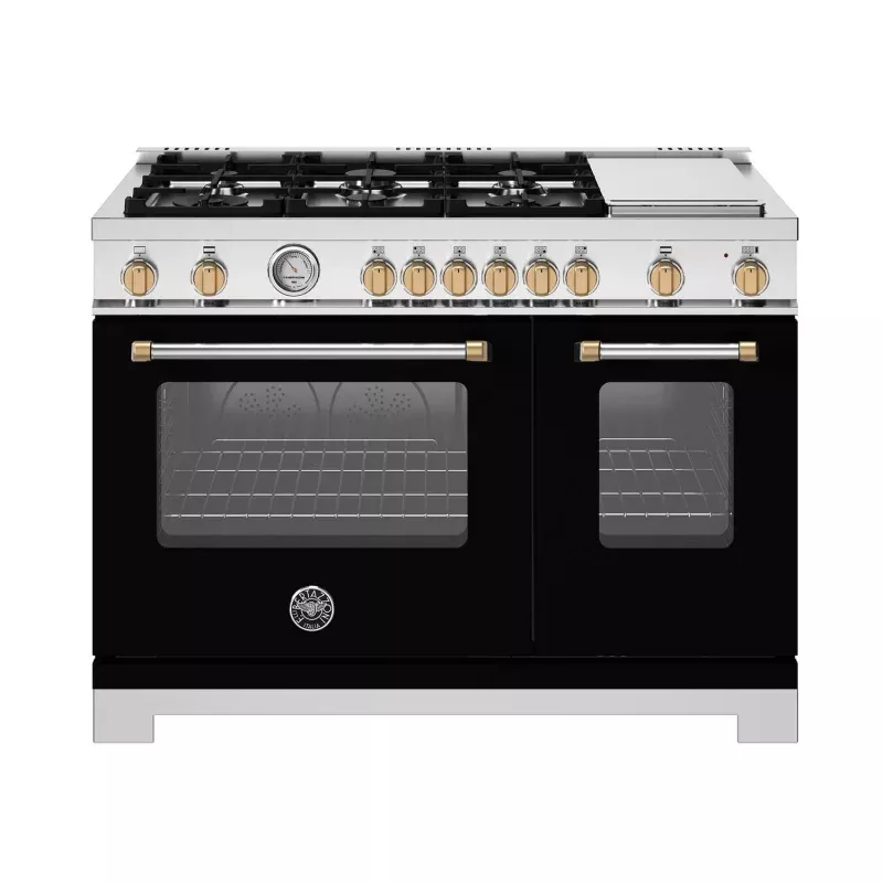48" Master Series range - Gas Oven - 6 aluminum burners + griddle