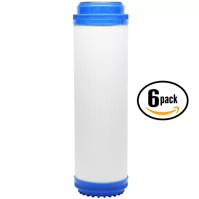 6-Pack EcoPure EPW2V00 Granular Activated Carbon Filter Replacement