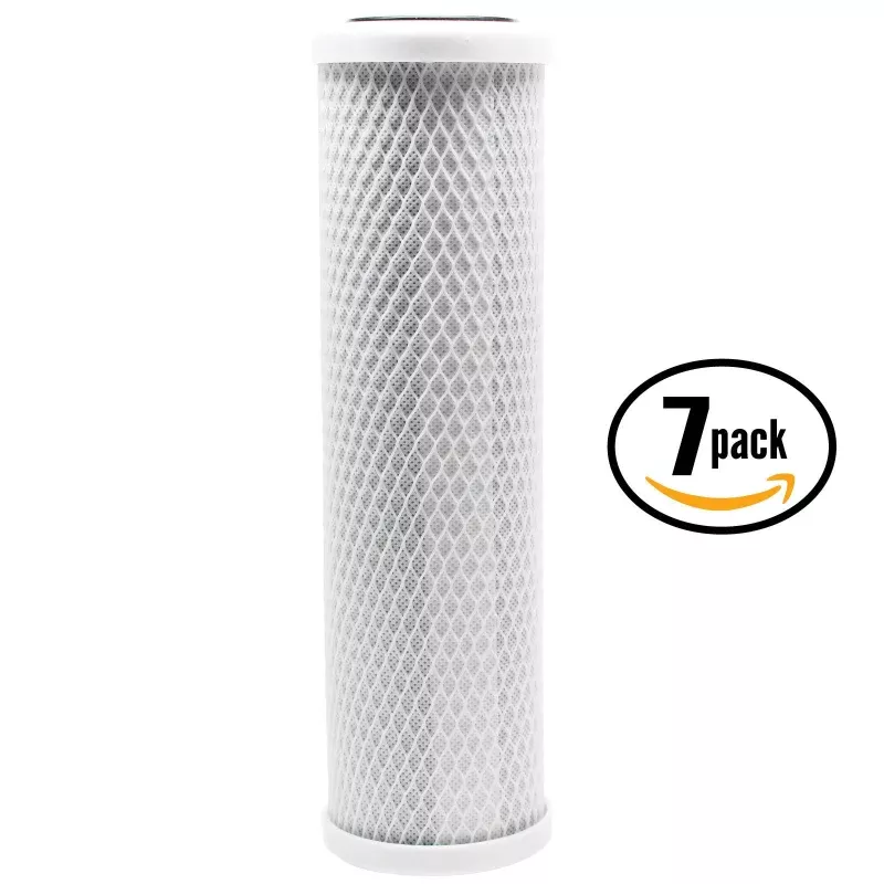 7-Pack MaxWater 101017B Activated Carbon Block Filter Replacement