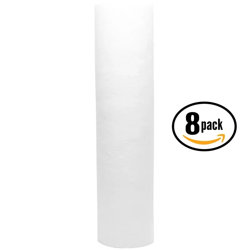 8-Pack Hydronix HF3-10WHWH12 Polypropylene Sediment Filter Replacement