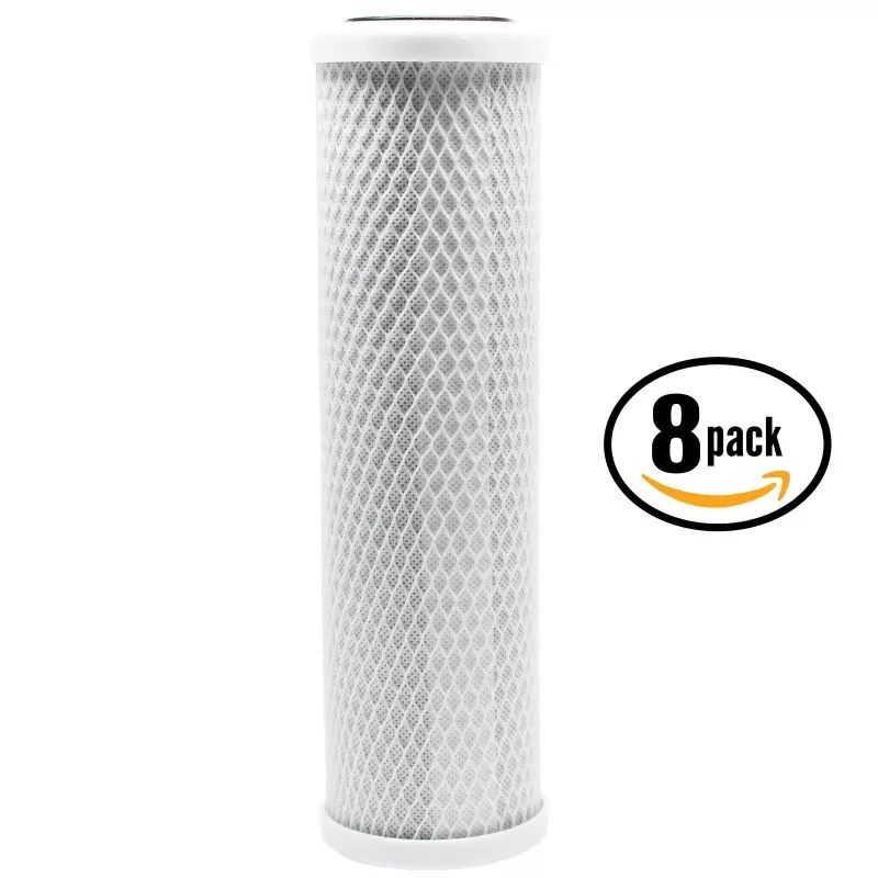 8-Pack Replacement Filter Compatible with PurePro EC-106PH Activated Carbon Block