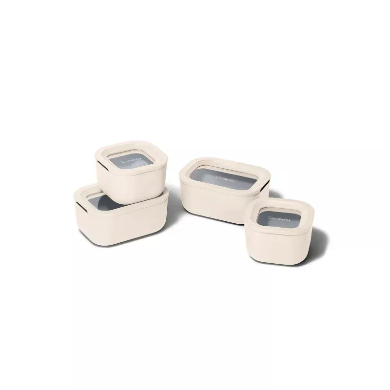 9pc Mini Food Storage Set Cream