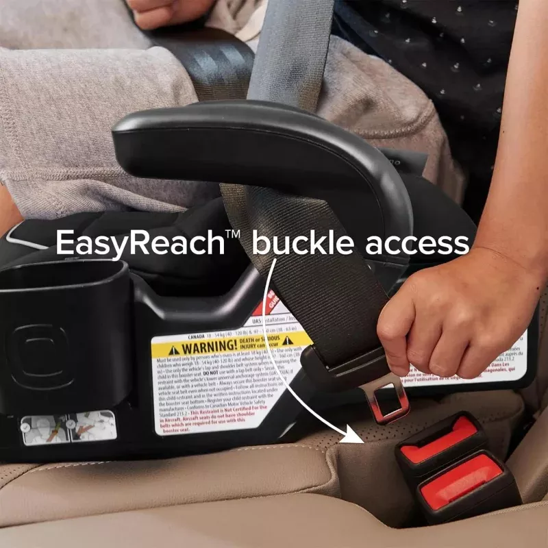 Backless Booster Seat - Connect3 RXT - Black Storm