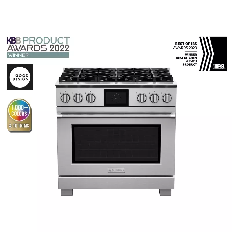 Bluestar BSDF366B 36" Dual Fuel Range