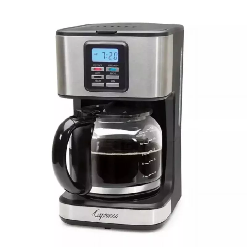 Capresso SG220 Programmable 12-Cup Stainless Steel Coffee Maker