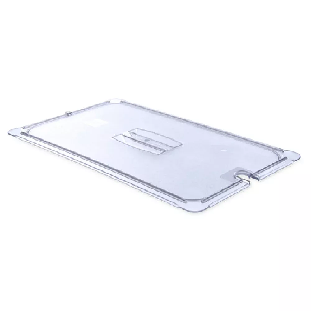 Case of 6 - Carlisle 10211U07 20 Inch Clear Polycarbonate Universal Lid with Handle