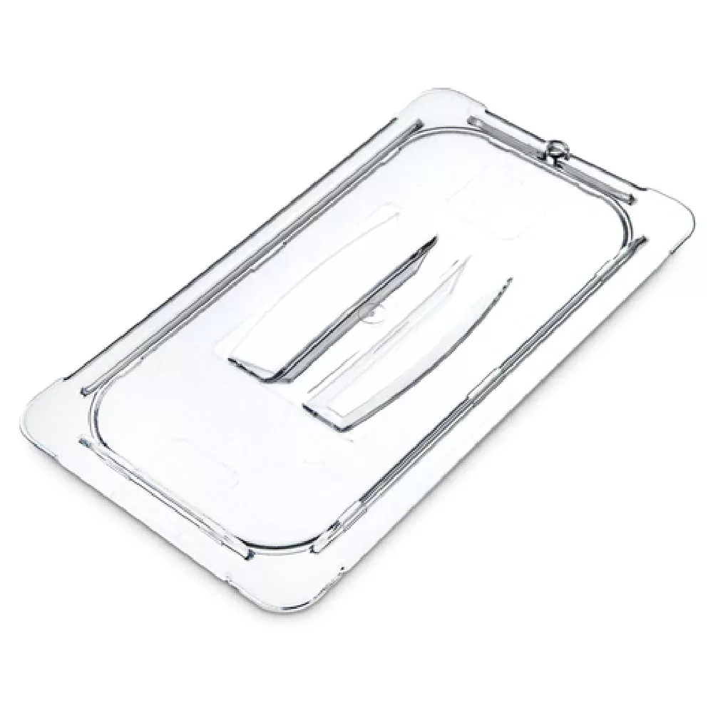Case of 6 - Carlisle 10270U07 12 Inch Clear Plastic Food Pan Lid with Handle
