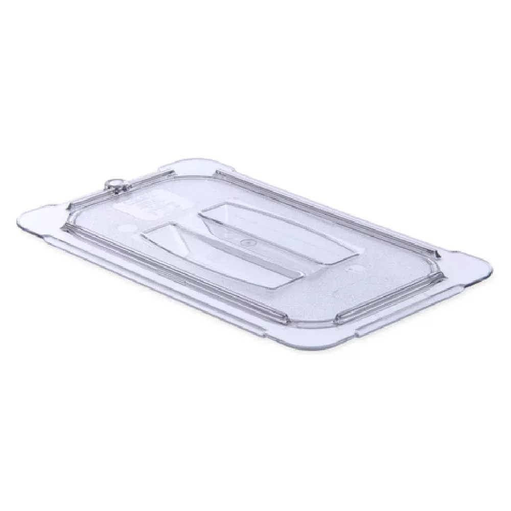Case of 6 - Carlisle 10290U07 10 Inch Clear Handled Lid for 1/4 Size Food Pan