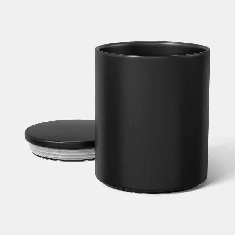 Ceramic Large Canister - Black