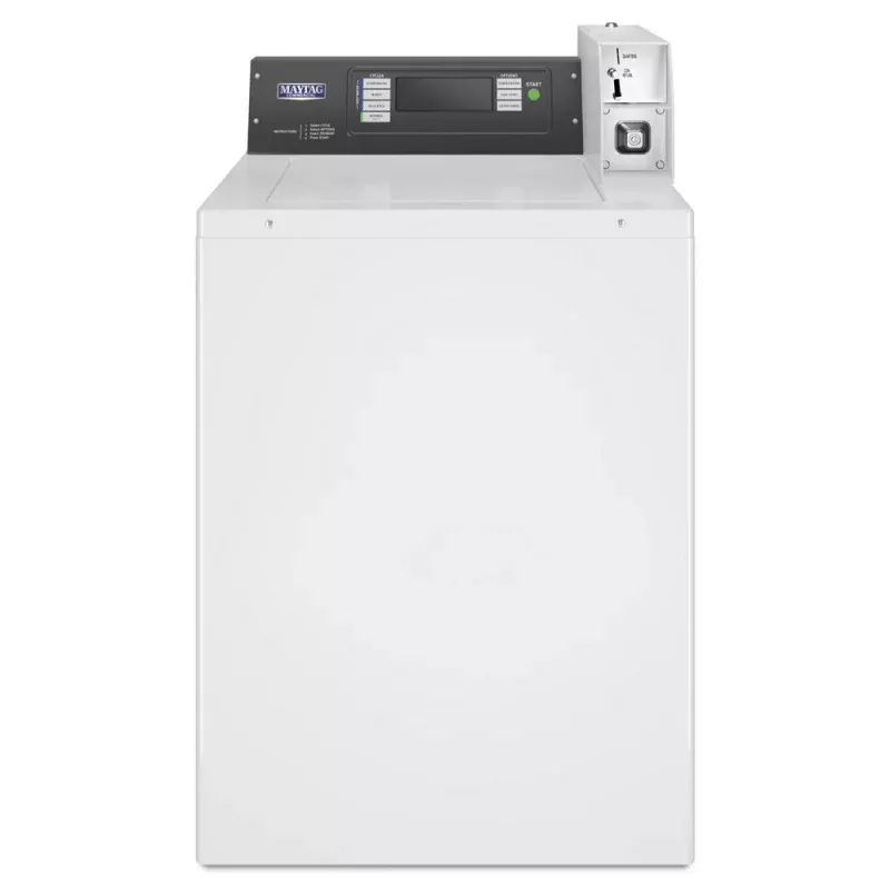 Commercial Top-Load Washer, Coin Drop Ready