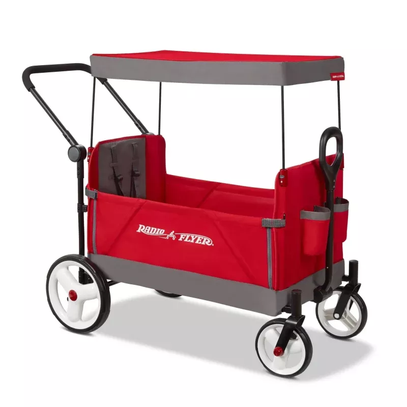 Convertible Kid & Cargo Stroller Wagon - Canopy