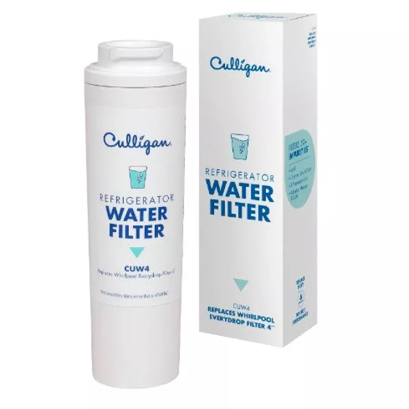 Culligan CUW4 Refrigerator Water Filter Replacement for Whirlpool Filter 4
