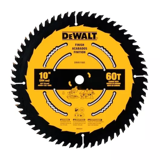 DeWalt 10 in. 60T Finish Circular Saw Blade