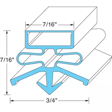 Drawer Gasket for True – Replaces True 810854