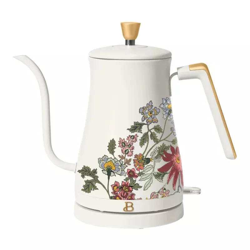 Electric Gooseneck Kettle - Wildflower White Icing