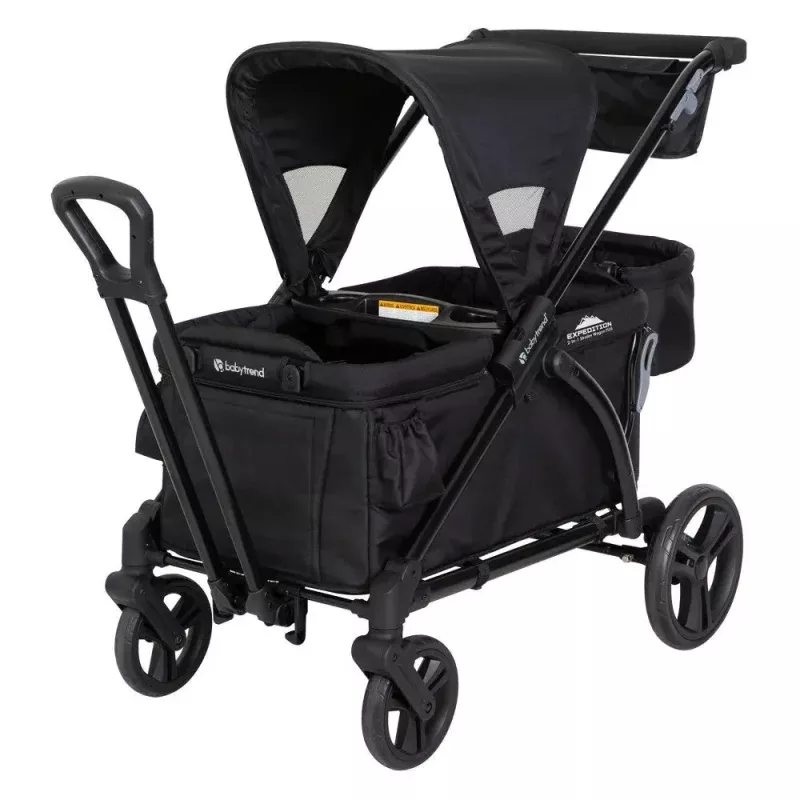 Expedition 2-in-1 Stroller Wagon Plus - Black