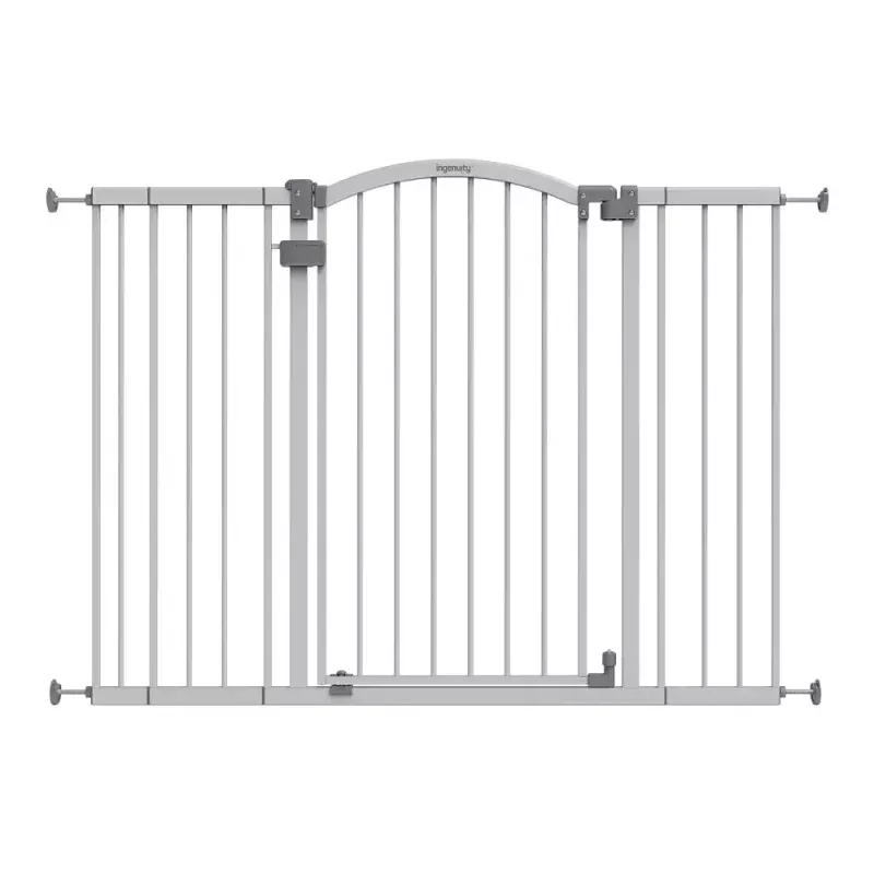 Extra Tall & Wide Baby Gate - Gray