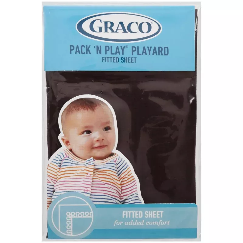 Fitted Playard Sheet - Chocolate Brown