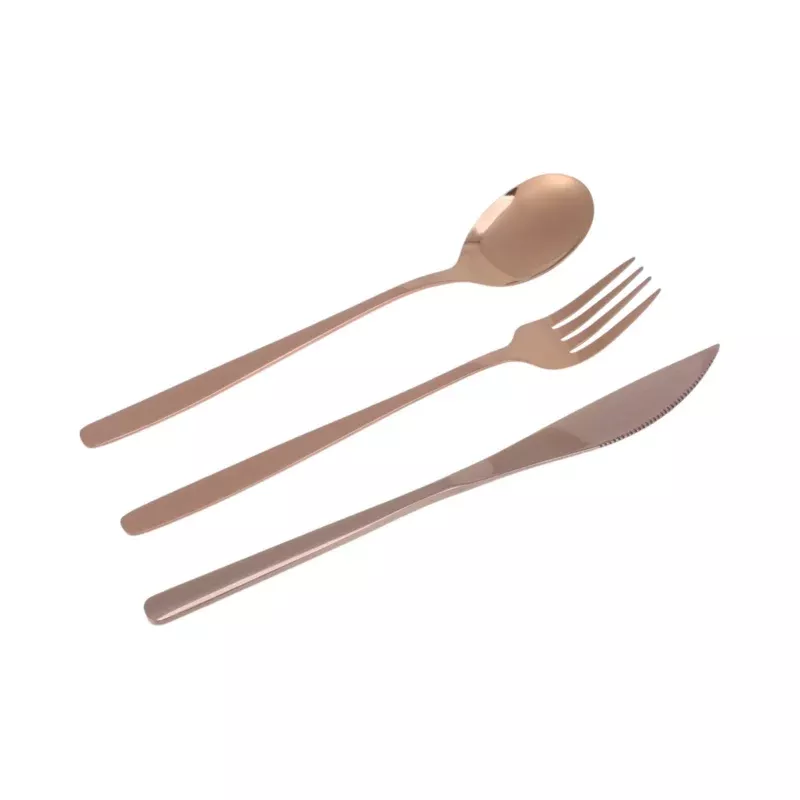Flatware Cutlery Set - Rose Gold Tone