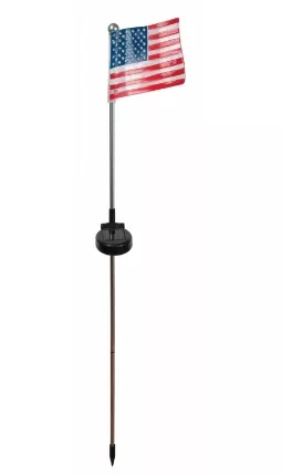 Fusion Products Solar USA Flag Stick Light