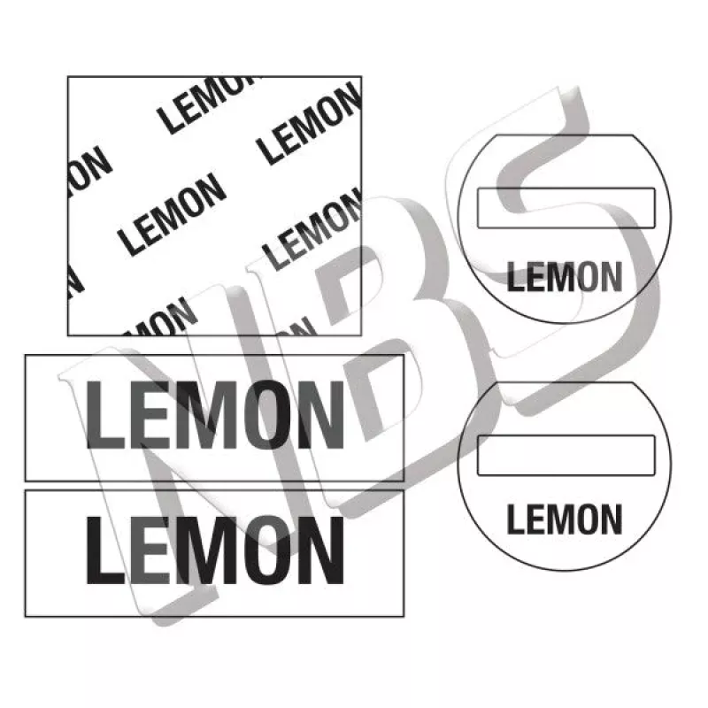 Generic Lemon Flojet BIB Marker
