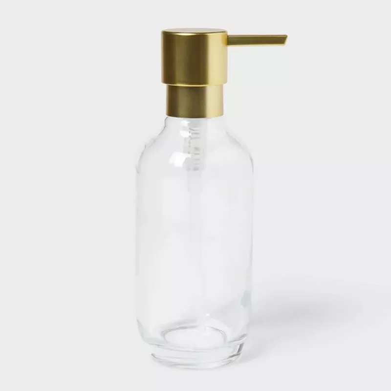 Glass Soap Pump - Champagne