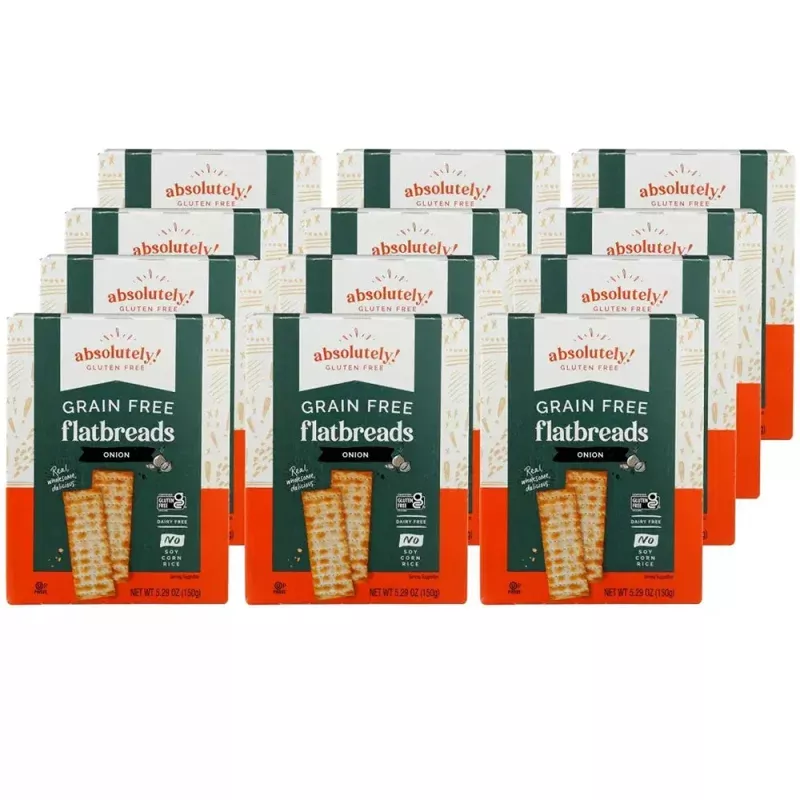Grain-Free Flatbread - Onion (12 Boxes, 5.29oz per Box)