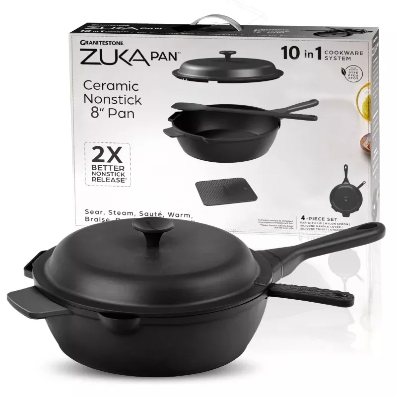 Granitestone Every day pan 8" - black