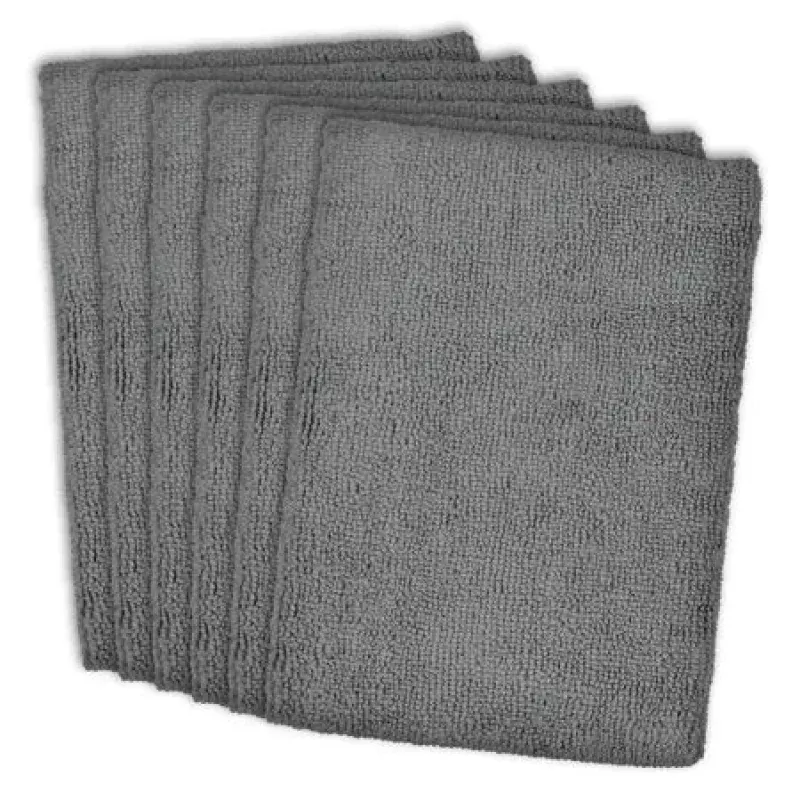 Highly Absorbent Microfiber Dishtowel Set - Gray