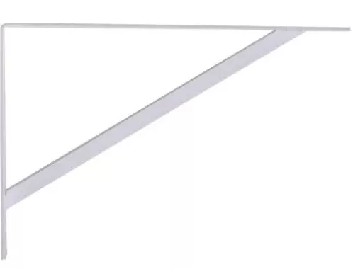 Hillman Group Hardware Essentials Shelf Bracket White (20" x 13")