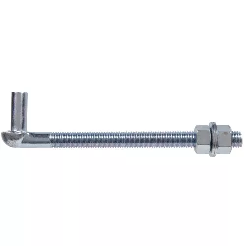 Hillman Hardware Essentials Gate Bolt Hook Zinc (5/8" x 8")