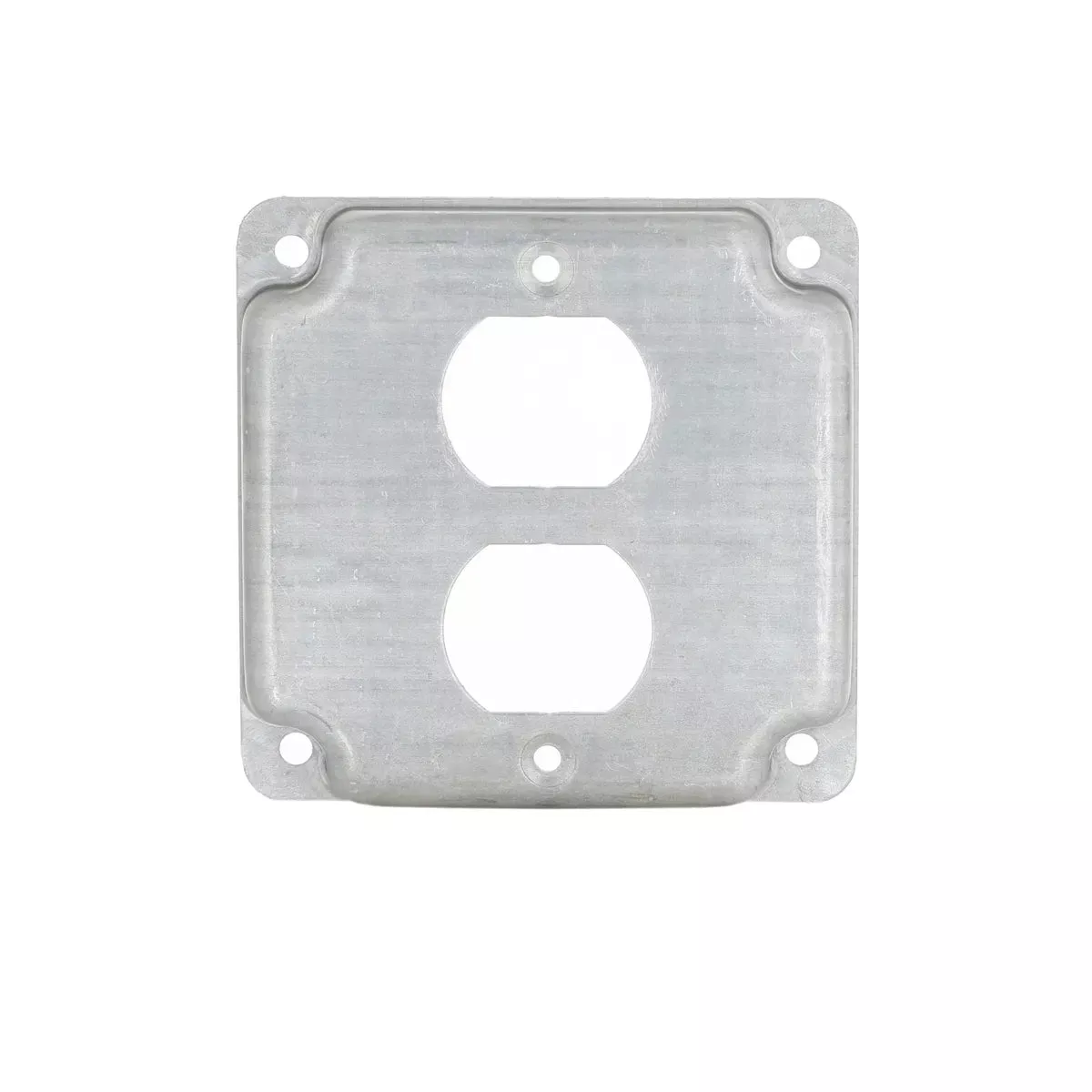 Hubbell Raco 4 in. Square Cover, Exposed Work, Duplex