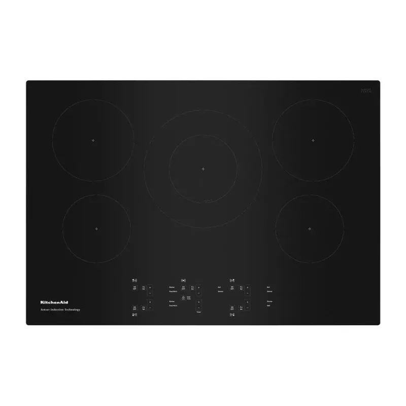 KitchenAid KCIG550JBL 30-Inch 5-Element Sensor Induction Cooktop Black