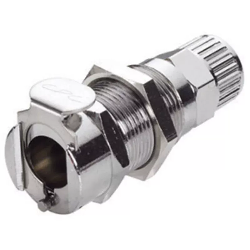 LCD12006 Valved Panel Mount PTF Coupling Body 3/8 PTF