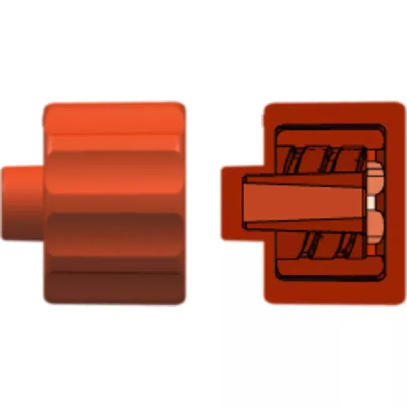 LinkTech Male Luer Integral Lock Ring Plug, Closed at Grip
