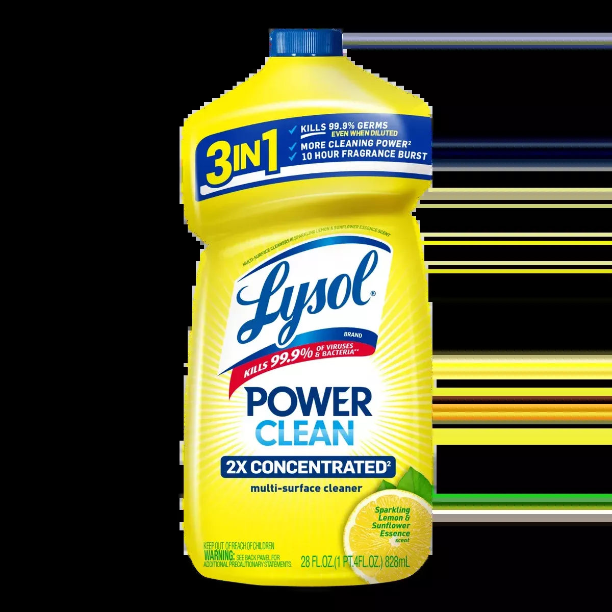 LYSOL Multi-Surface Cleaner 2X Concentrated Pourable Sparkling Lemon & Sunflower Essence